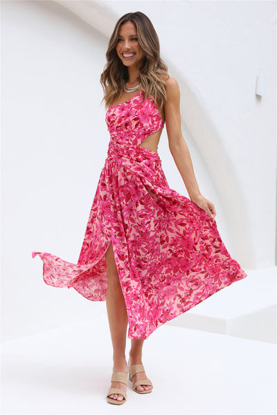 Clearer Skies Maxi Dress Pink