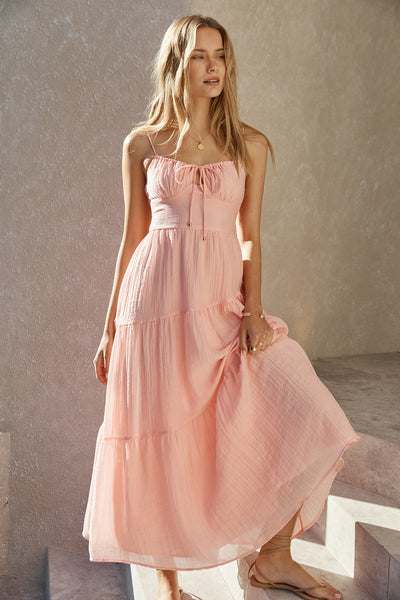 Vacay Breeze Maxi Dress Pink