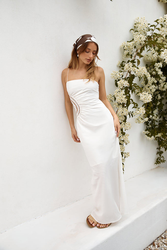 Amalfi Amore Maxi Dress White