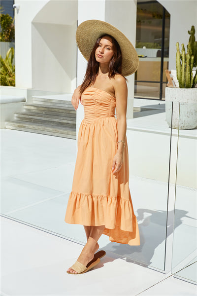 Love In The Summer Maxi Dress Orange