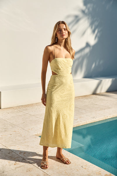 FORTUNATE ONE Give Me Sunshine Maxi Dress Yellow