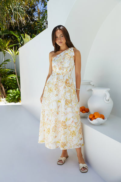 Sunset Serenade Floral Maxi Dress