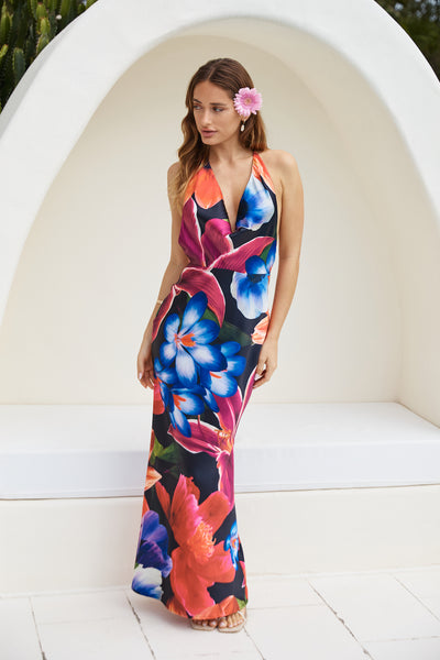 RUNAWAY THE LABEL Posey Maxi Dress Maeve Print