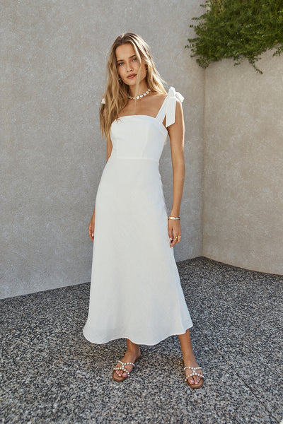 Daphne Maxi Dress White