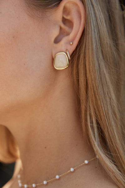 Goodnight Kisses Earrings Gold