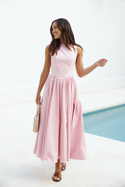 Dawn’s Embrace Maxi Dress Pink