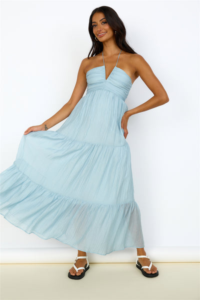 Heavenly Delight Maxi Dress Blue