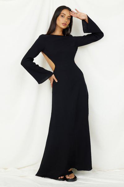 SNDYS Dahlia Maxi Dress Black