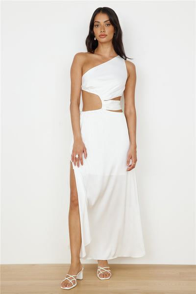 We Got This Feeling Maxi Dress White