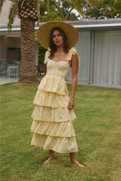 Dalia Maxi Dress Yellow