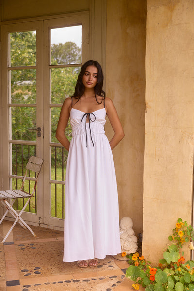 Fleeting Moments Maxi Dress White