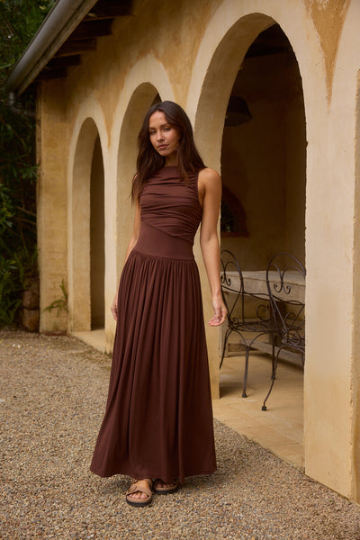 Aulani Robyne Maxi Dress Brown