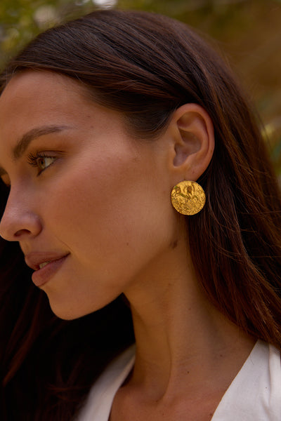 Golden Horizon Earrings Gold