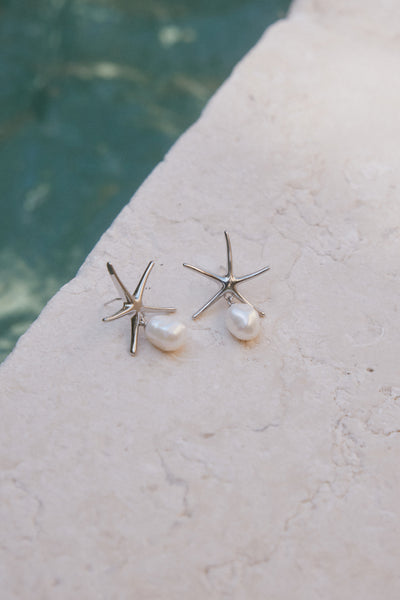 Starfishes Sence Earrings Silver