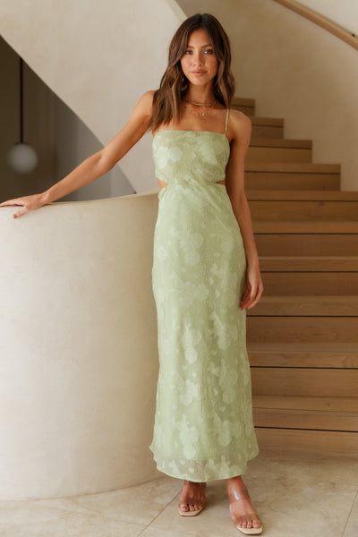 Cascalone Maxi Dress Sage