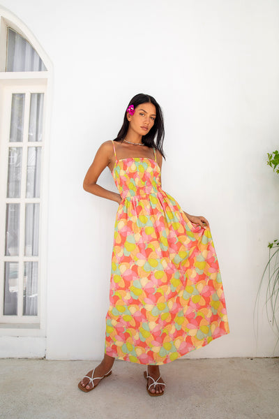 FORTUNATE ONE In Bloom Maxi Dress Floral