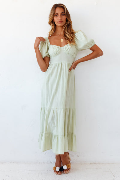 Summer Road-trip Maxi Dress Sage