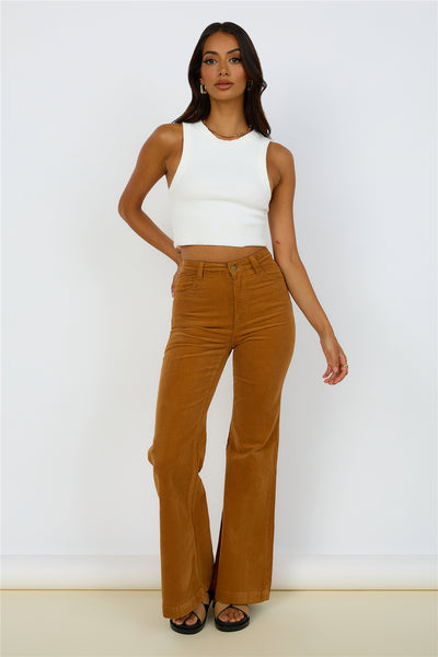 ROLLA'S Eastcoast Flare Pants Tancord