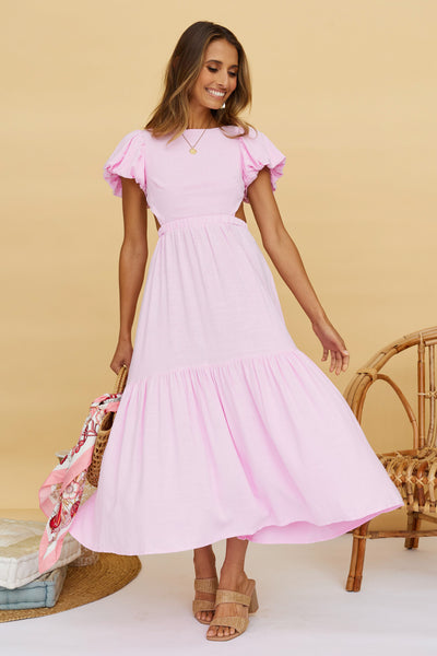 Different Notion Maxi Dress Pink