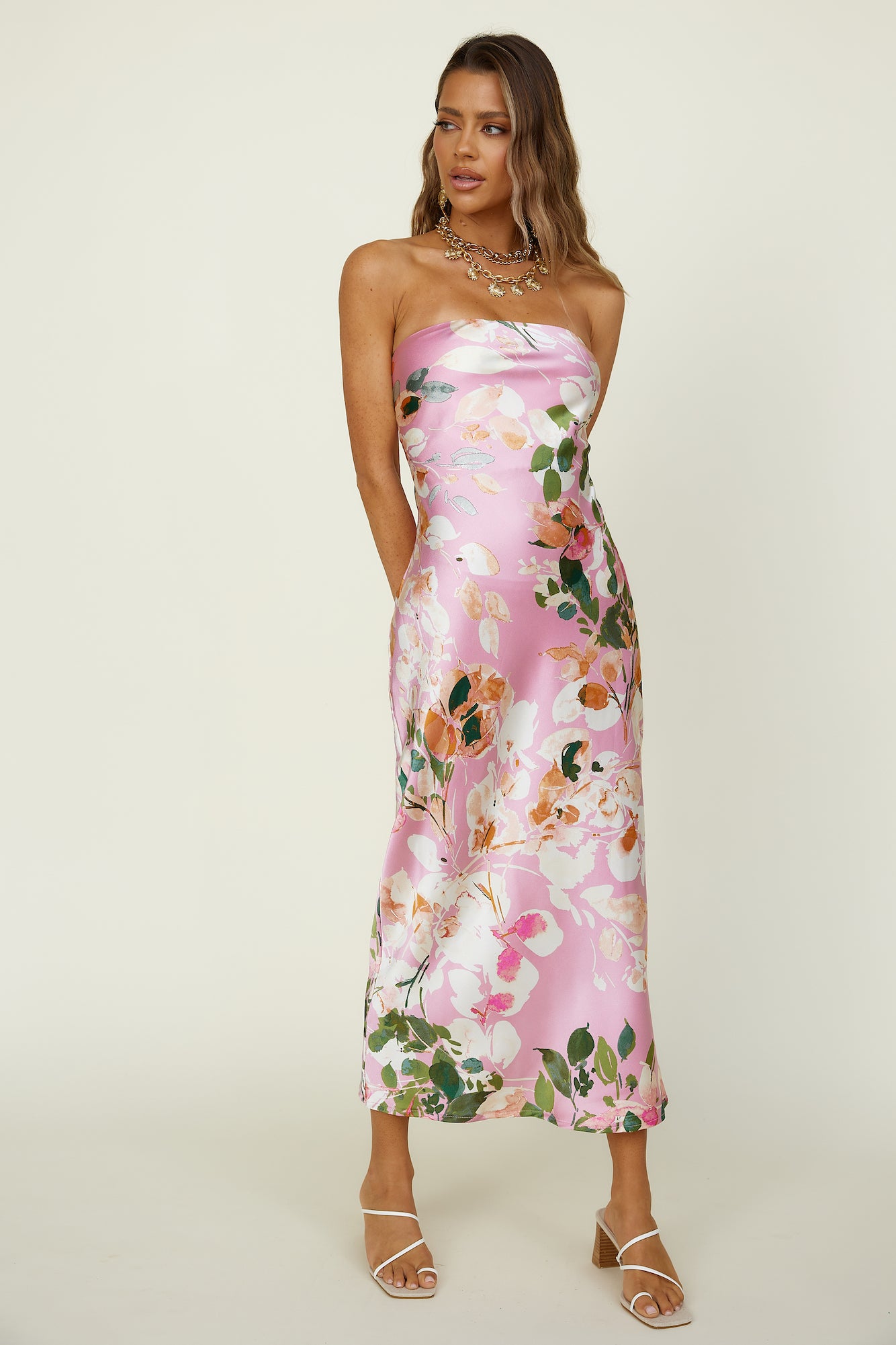 Truthfully Maxi Dress Pink | Fortunate One