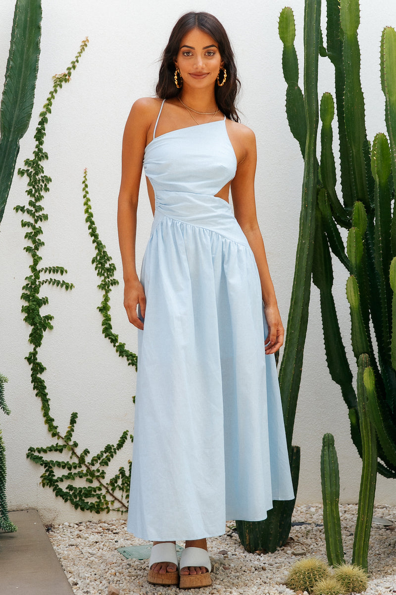 Marais Maxi Dress Blue | Fortunate One