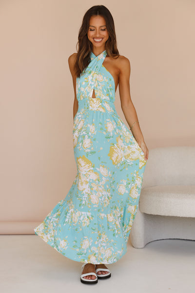 Arising Maxi Dress Blue