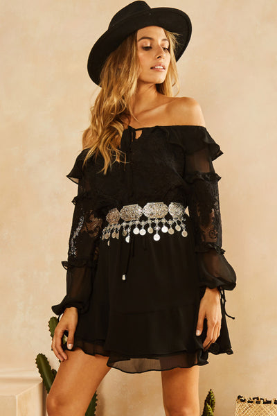 Wild Belle Dress Black